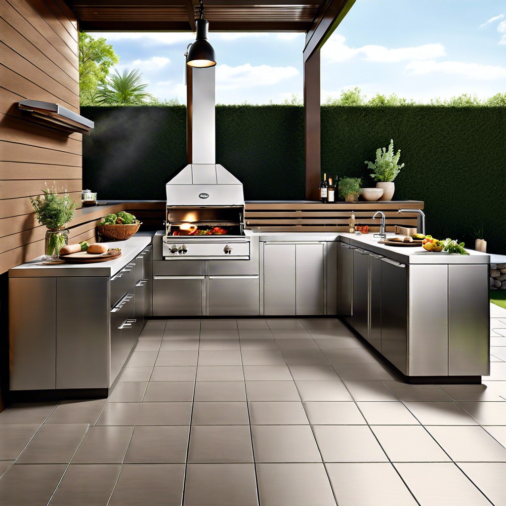 metallic finish ceramic tiles for a sleek sophisticated touch