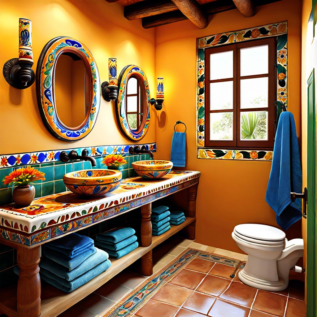 mexican pottery sinks