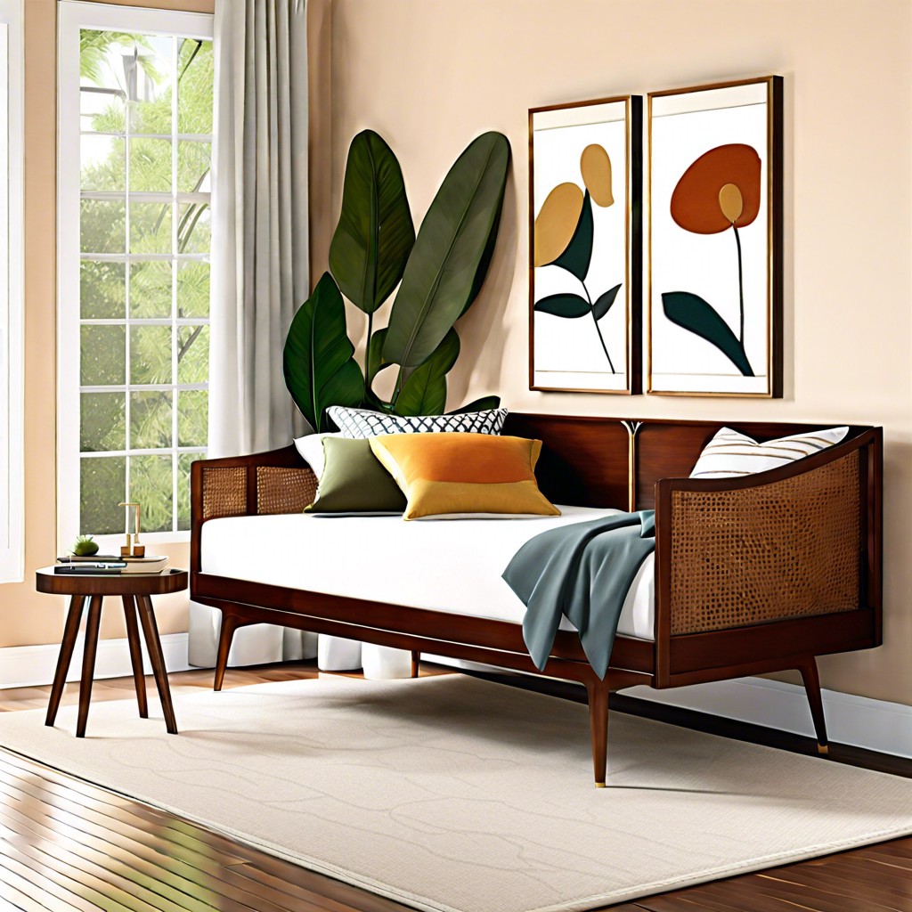 mid century modern daybed