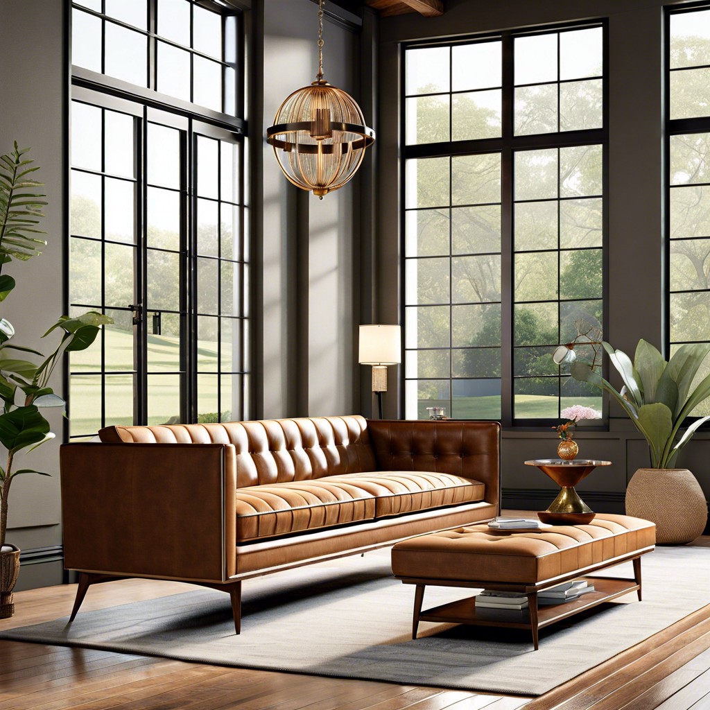 mid century modern sofa