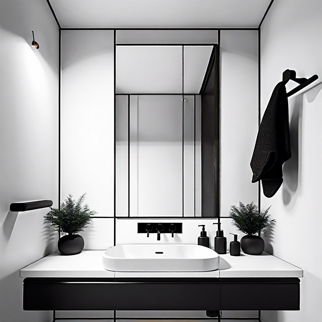 minimalist design with monochrome colors and clean lines