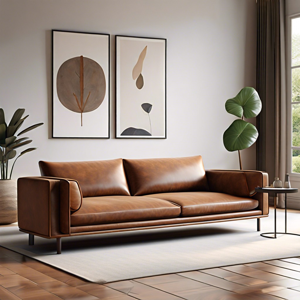 minimalist low profile sofa