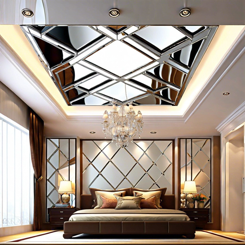 mirrored ceiling panels