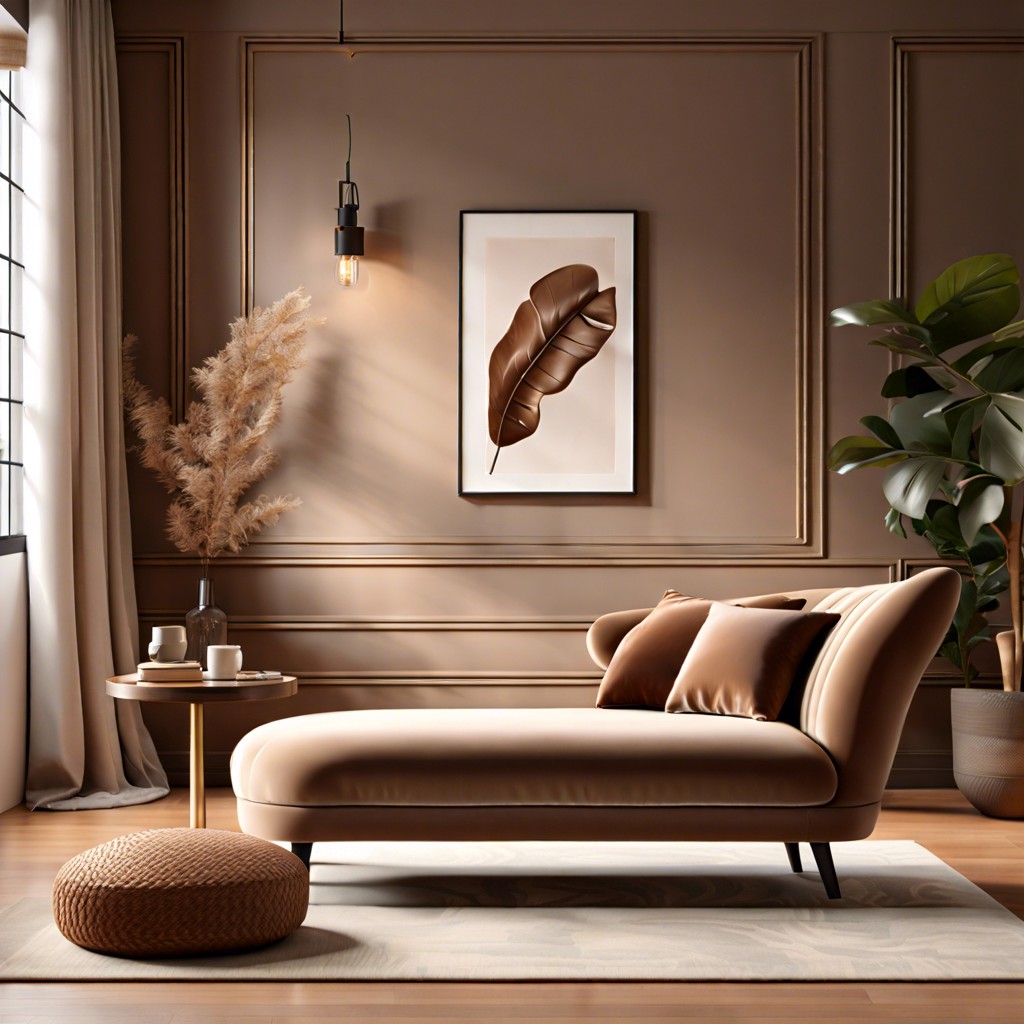 mocha chaise daybed