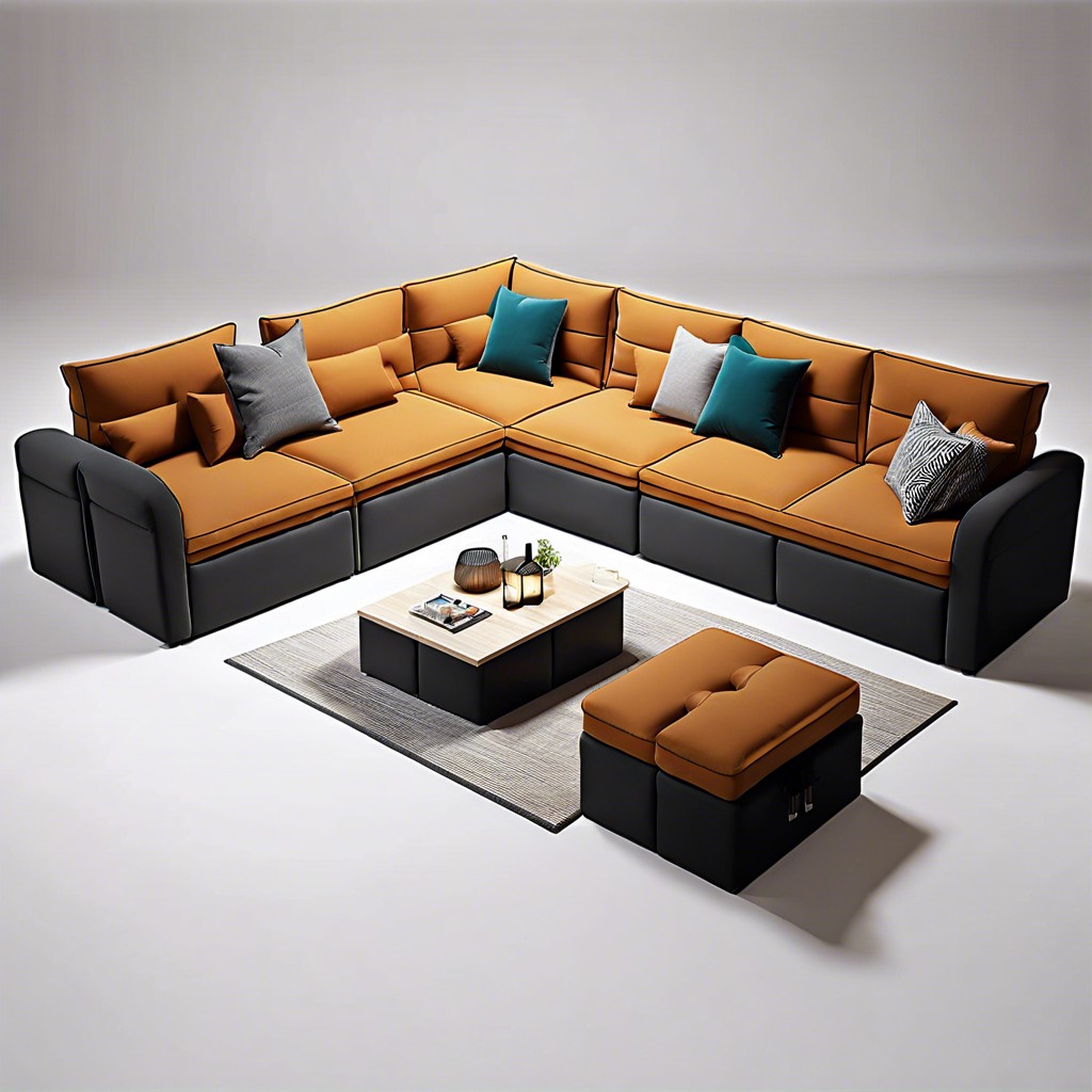 modular sofa sets to rearrange as needed