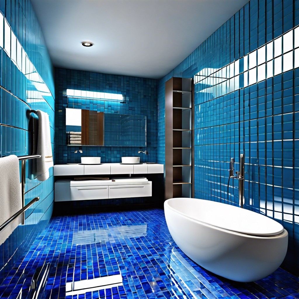 monsoon glass use reflective blue glass tiles reminiscent of arizonas monsoon skies