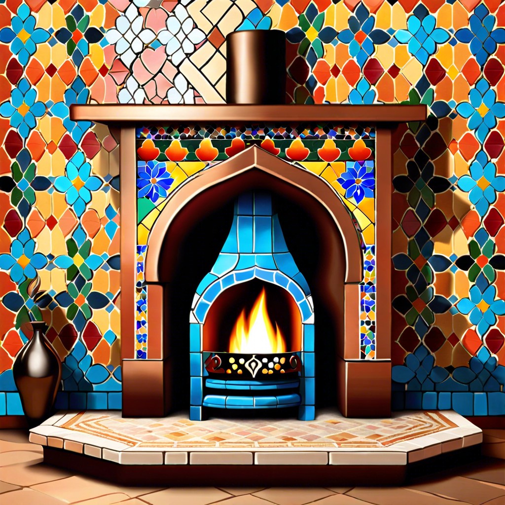 moroccan inspired mosaic tiles