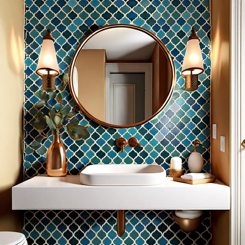 moroccan inspired pattern tiles