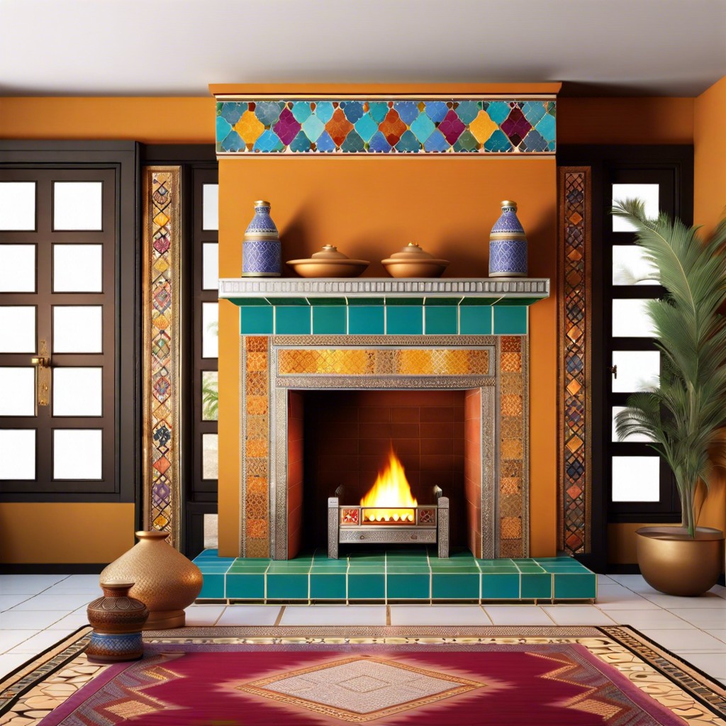 moroccan zellige colorful slightly irregular tiles that offer a handmade artisan touch