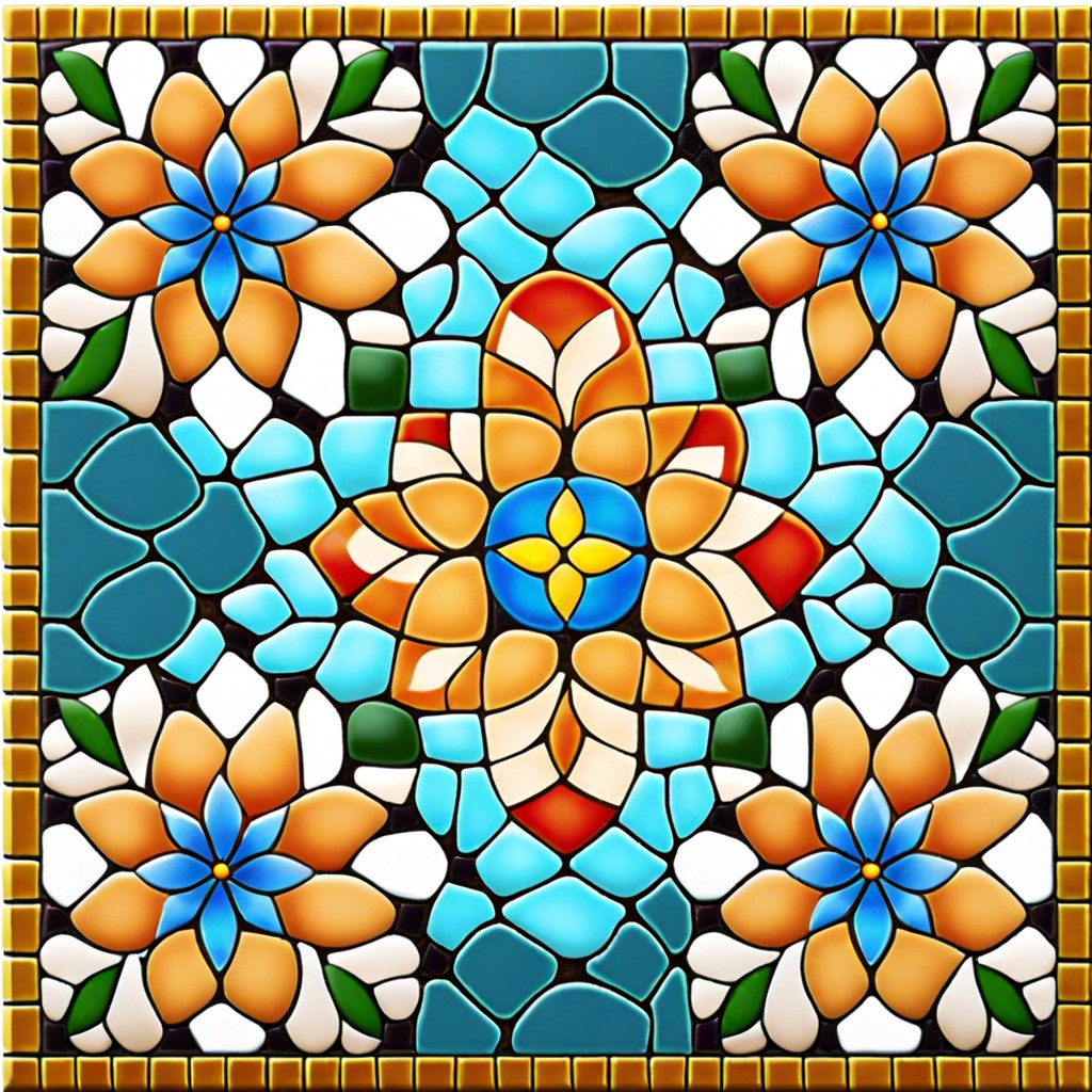 mosaic tile coasters