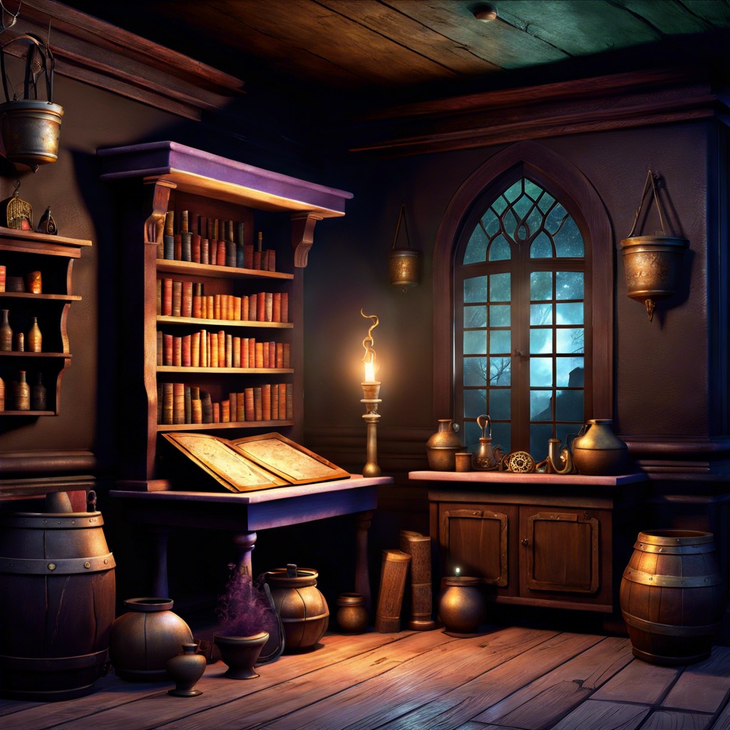 mysterious magic shop