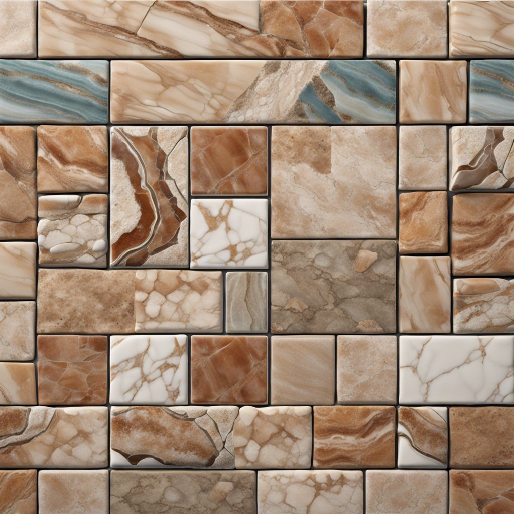 natural stone look ceramic tiles