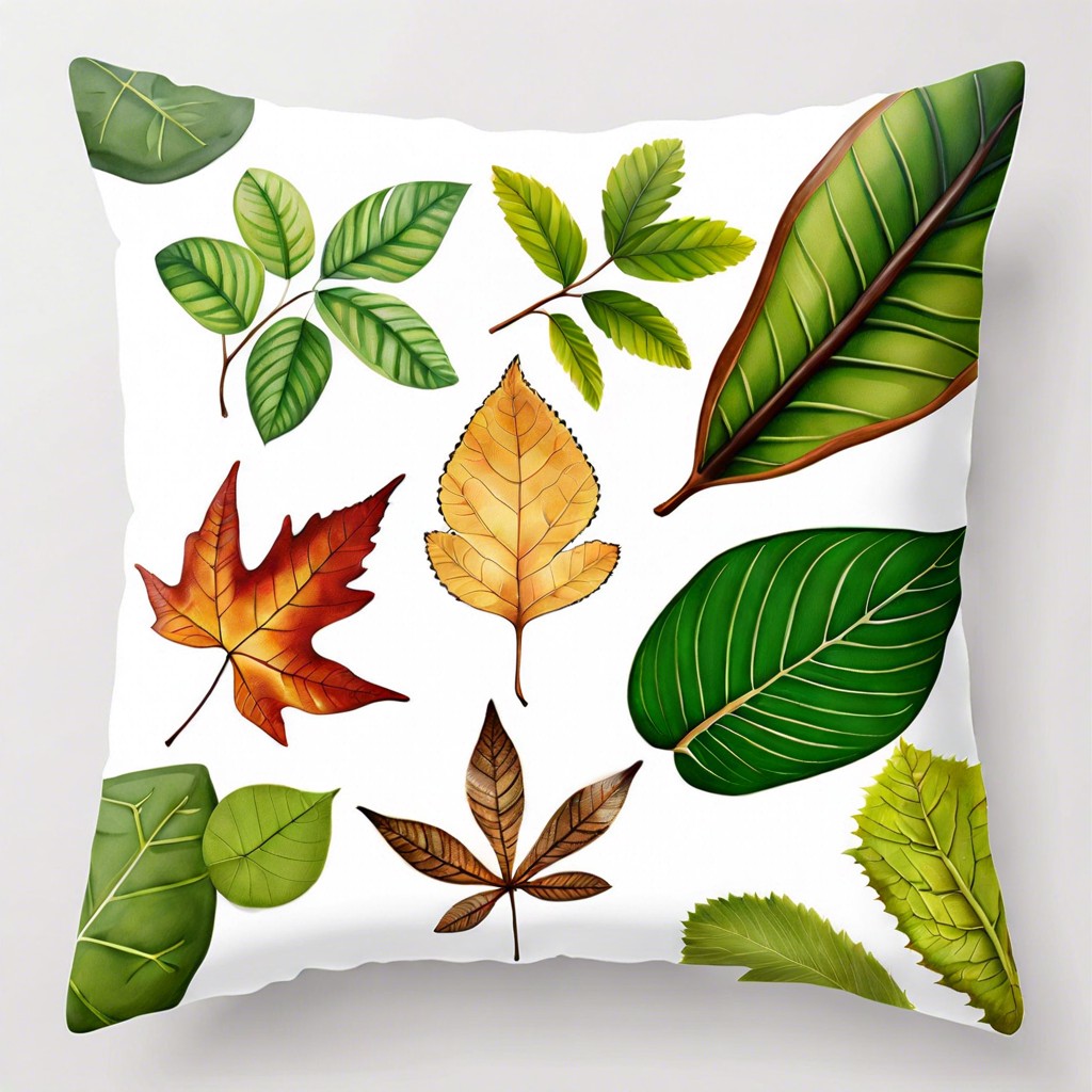 nature inspired leaf prints