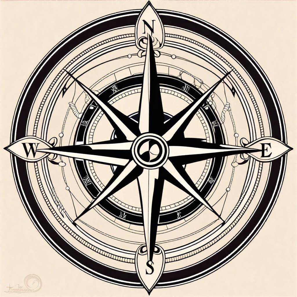 nautical compass rose