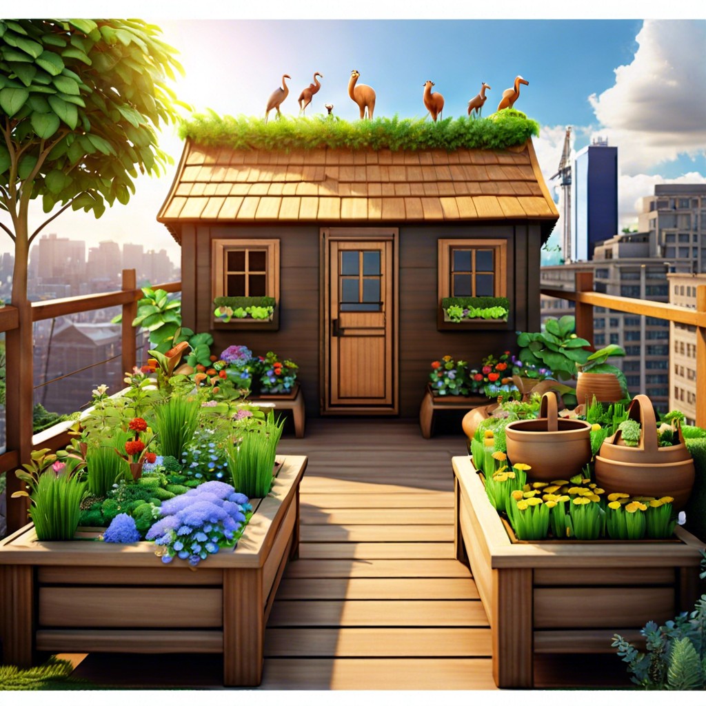 noahs ark as a rooftop garden sanctuary