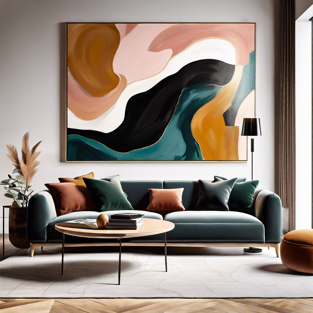 oversized abstract painting