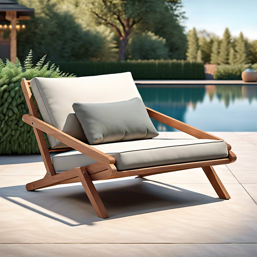 oversized outdoor lounge chair
