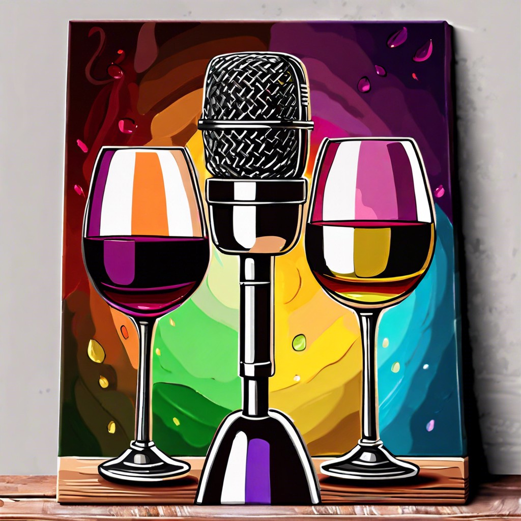 paint and sip karaoke