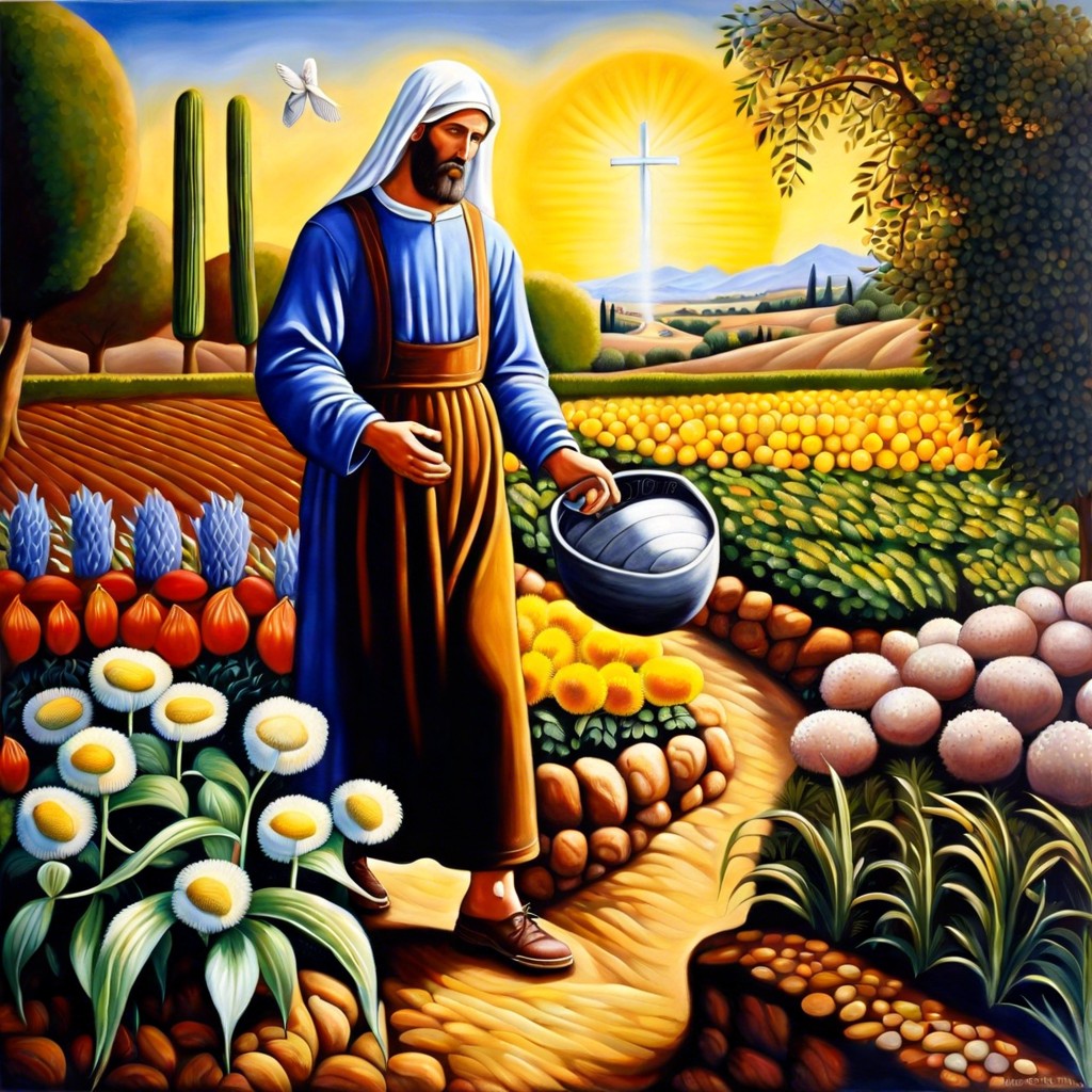 parable of the sower in a community garden