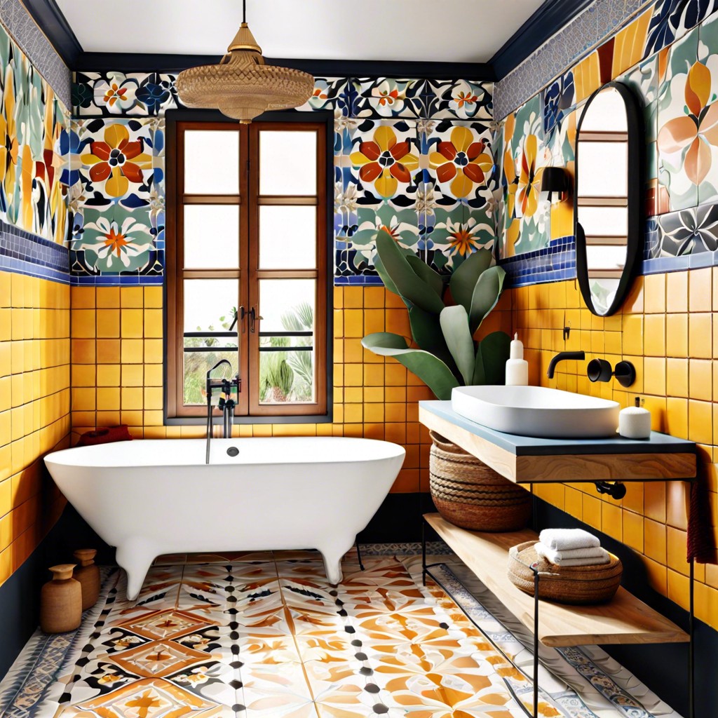 patterned cement tiles