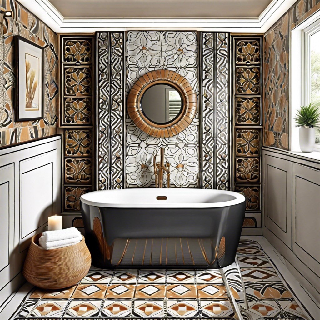 patterned ceramic tiles