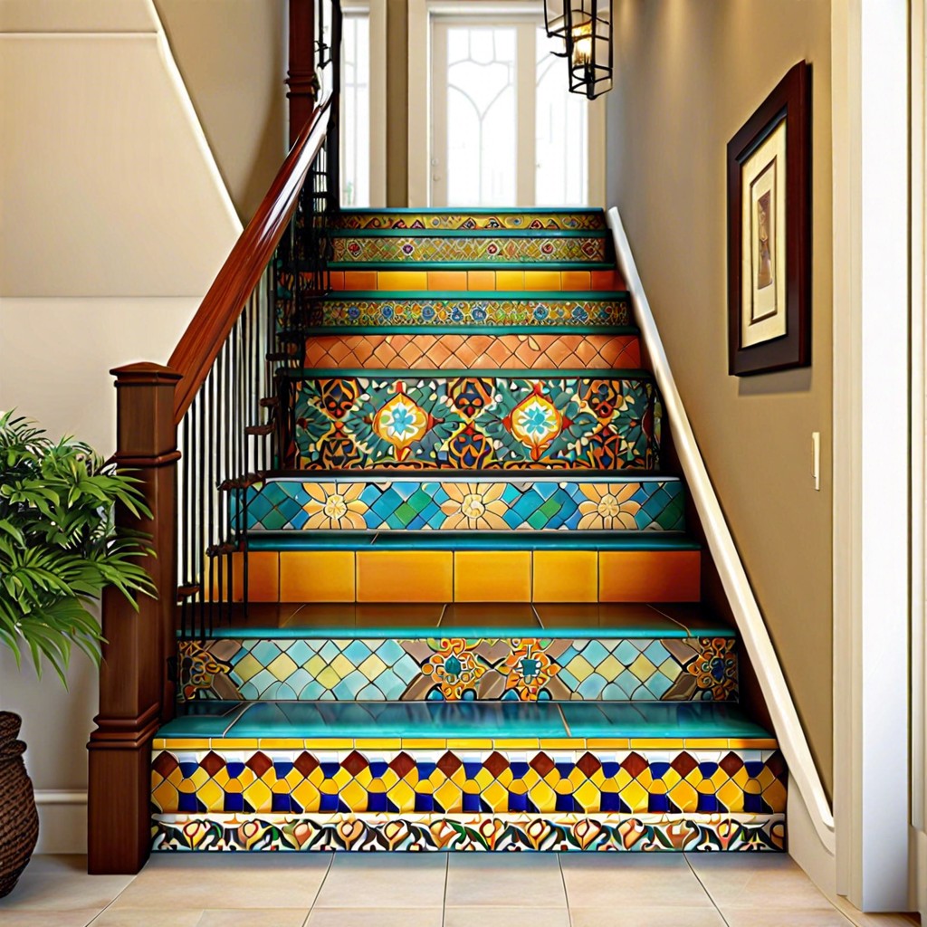 patterned tiles mix and match colorful tiles with intricate designs