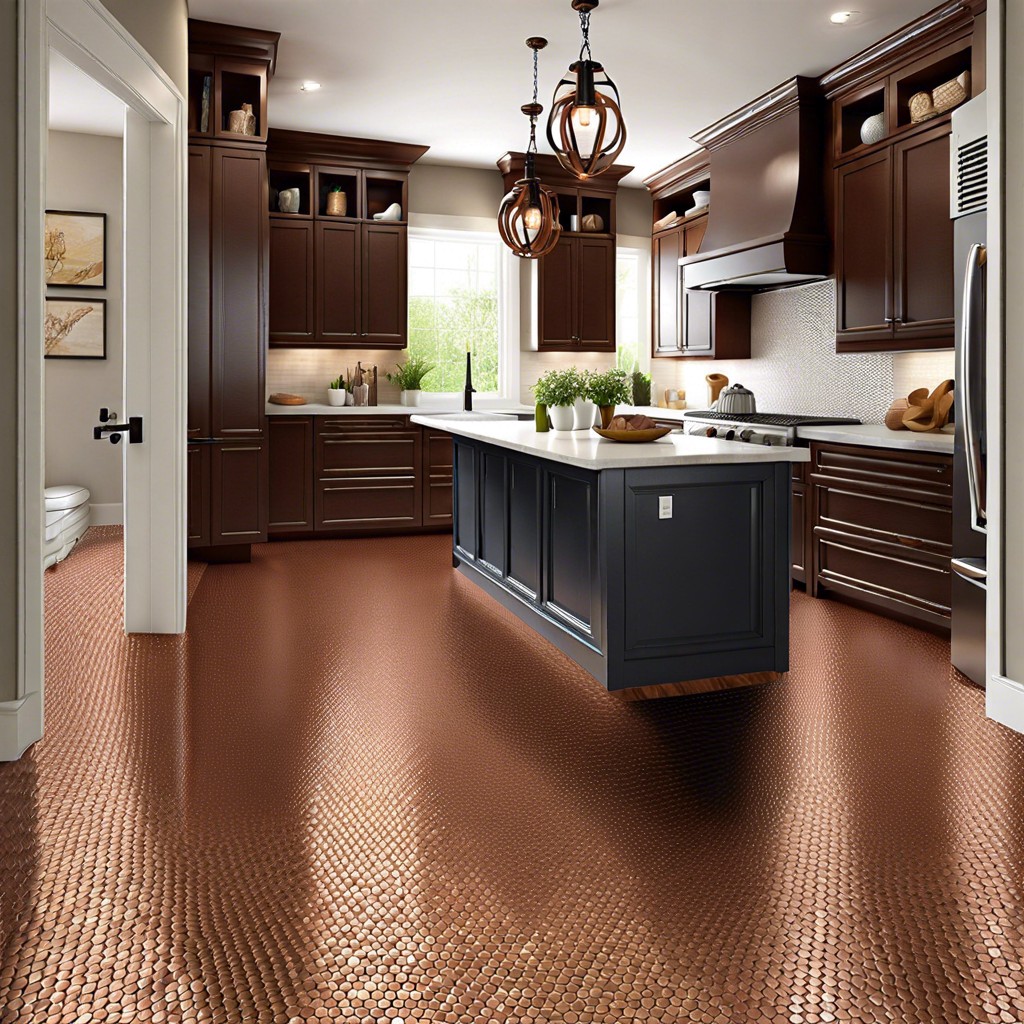 penny flooring accents