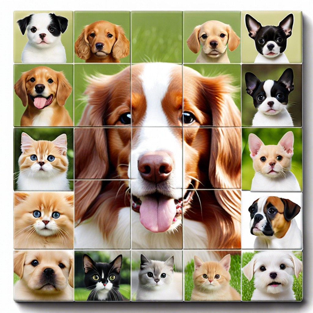 pet photo collage