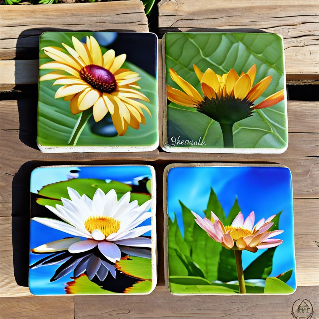 plant pot coasters