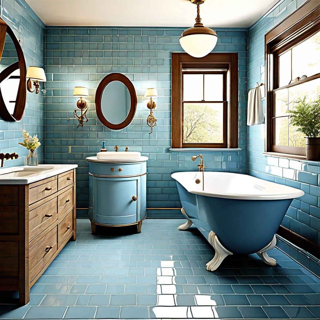 powder blue subway tiles