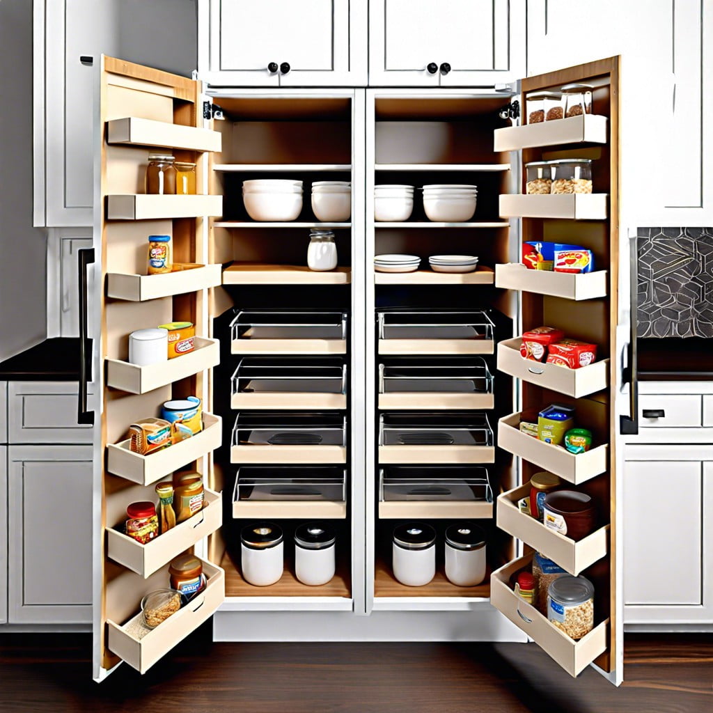 pull out pantry shelves