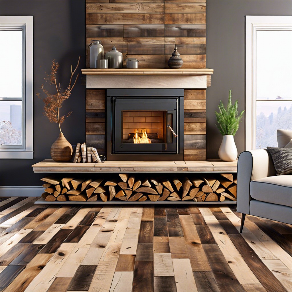 reclaimed wood tiles eco friendly approach using wood tiles to create a warm inviting texture