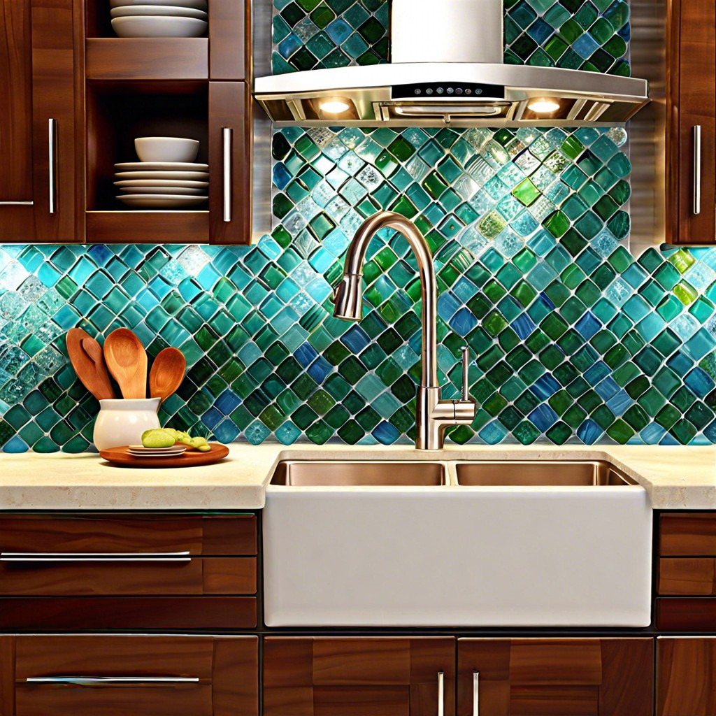 recycled glass tiles