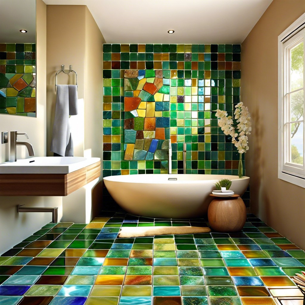 recycled glass tiles