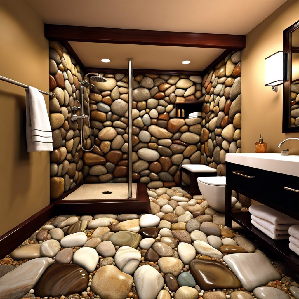 river rock tiles