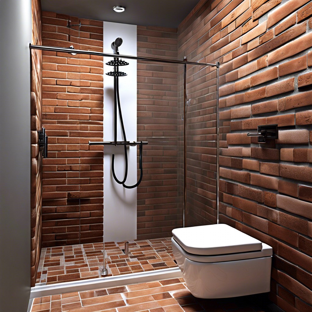 rustic brick look tiles