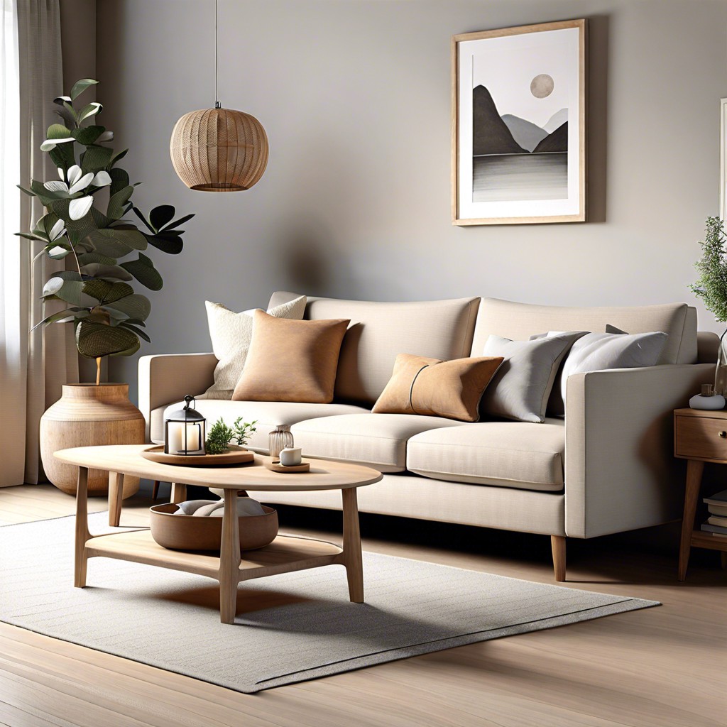 scandinavian serenity use soft grays and natural woods for a cozy feel