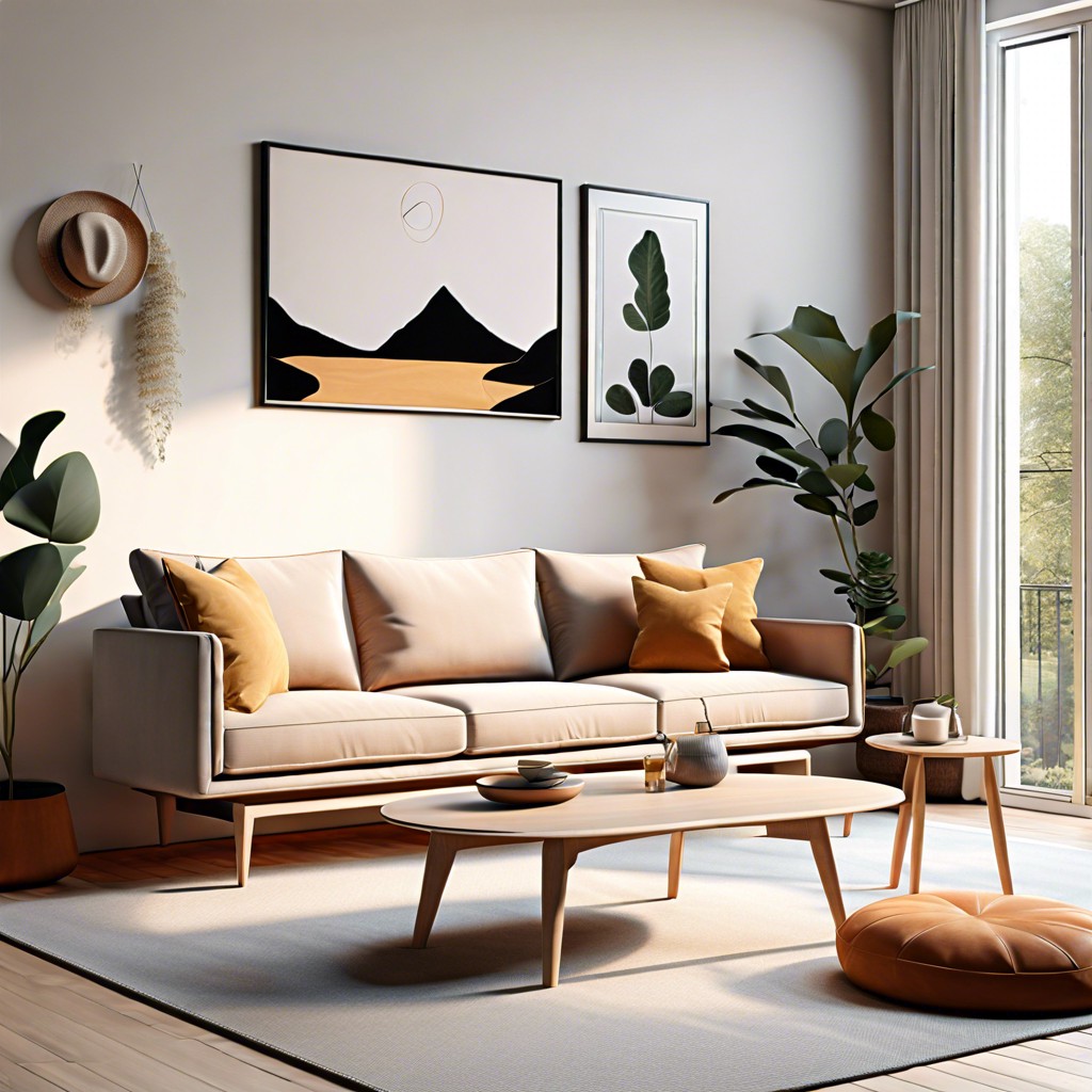 scandinavian style minimalist sofas