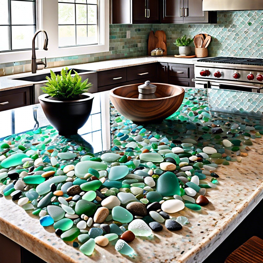 sea glass and pebble mix