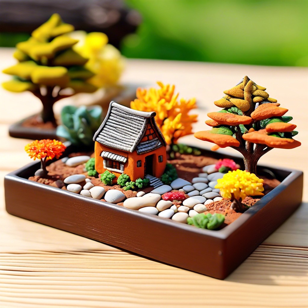 seasonal ornaments from miniature tiles