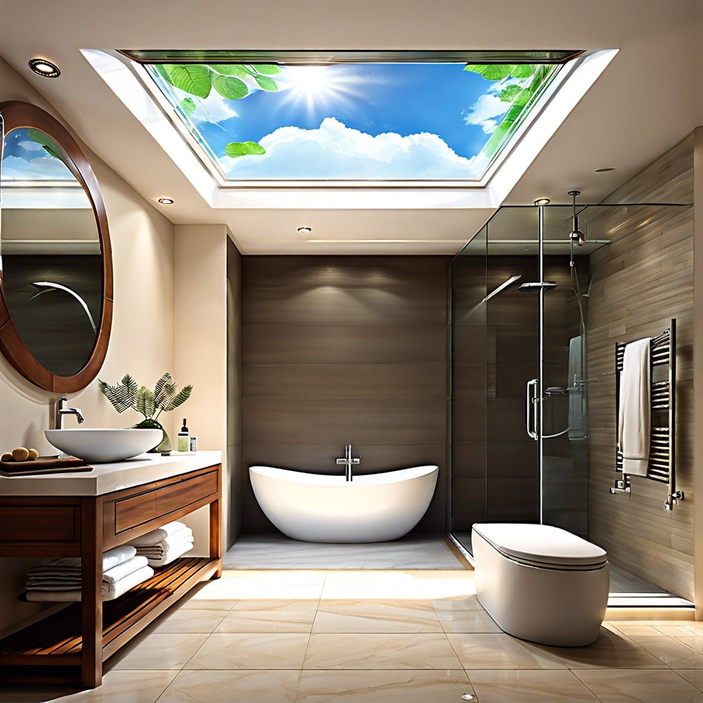 skylight with tinted glass