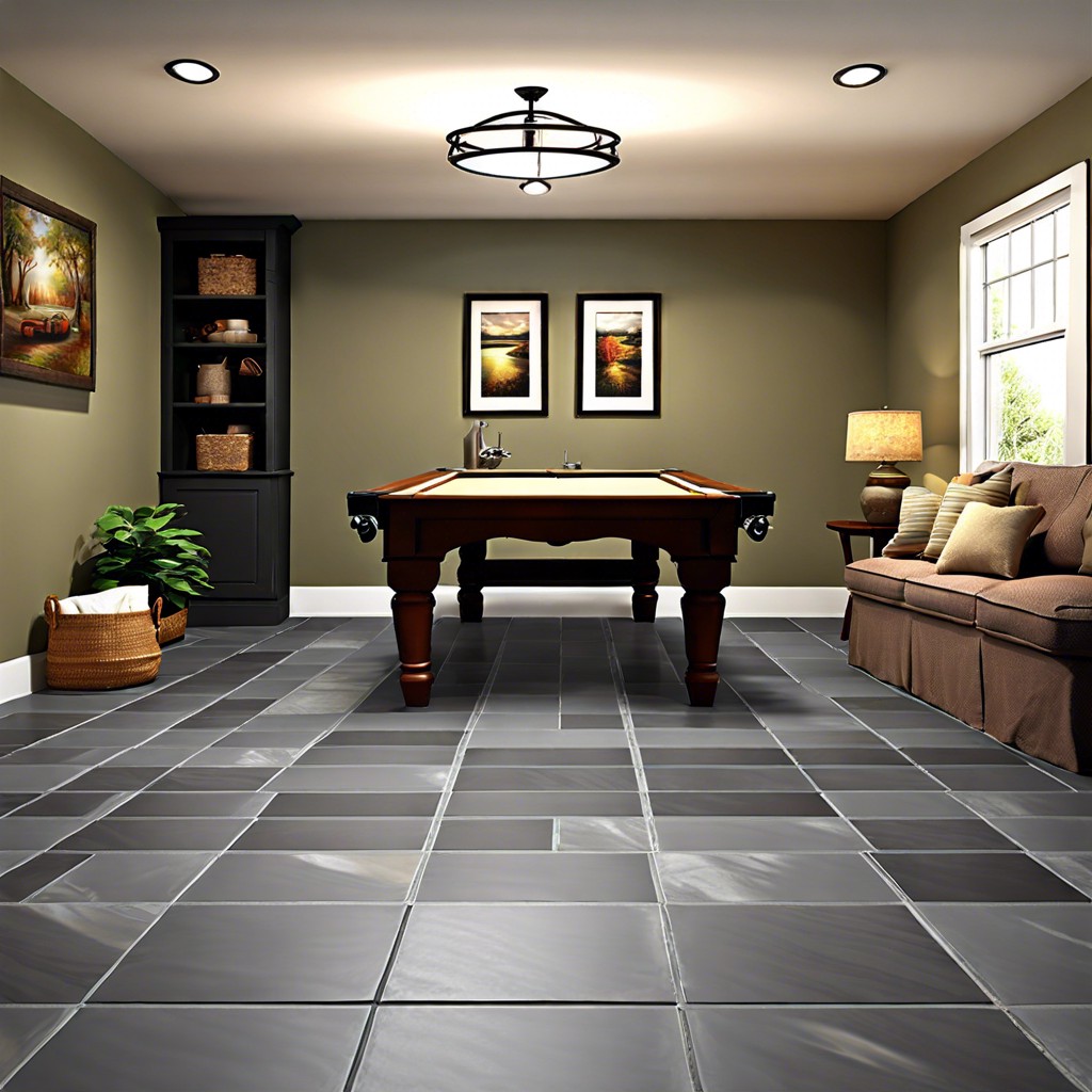 slate tile flooring