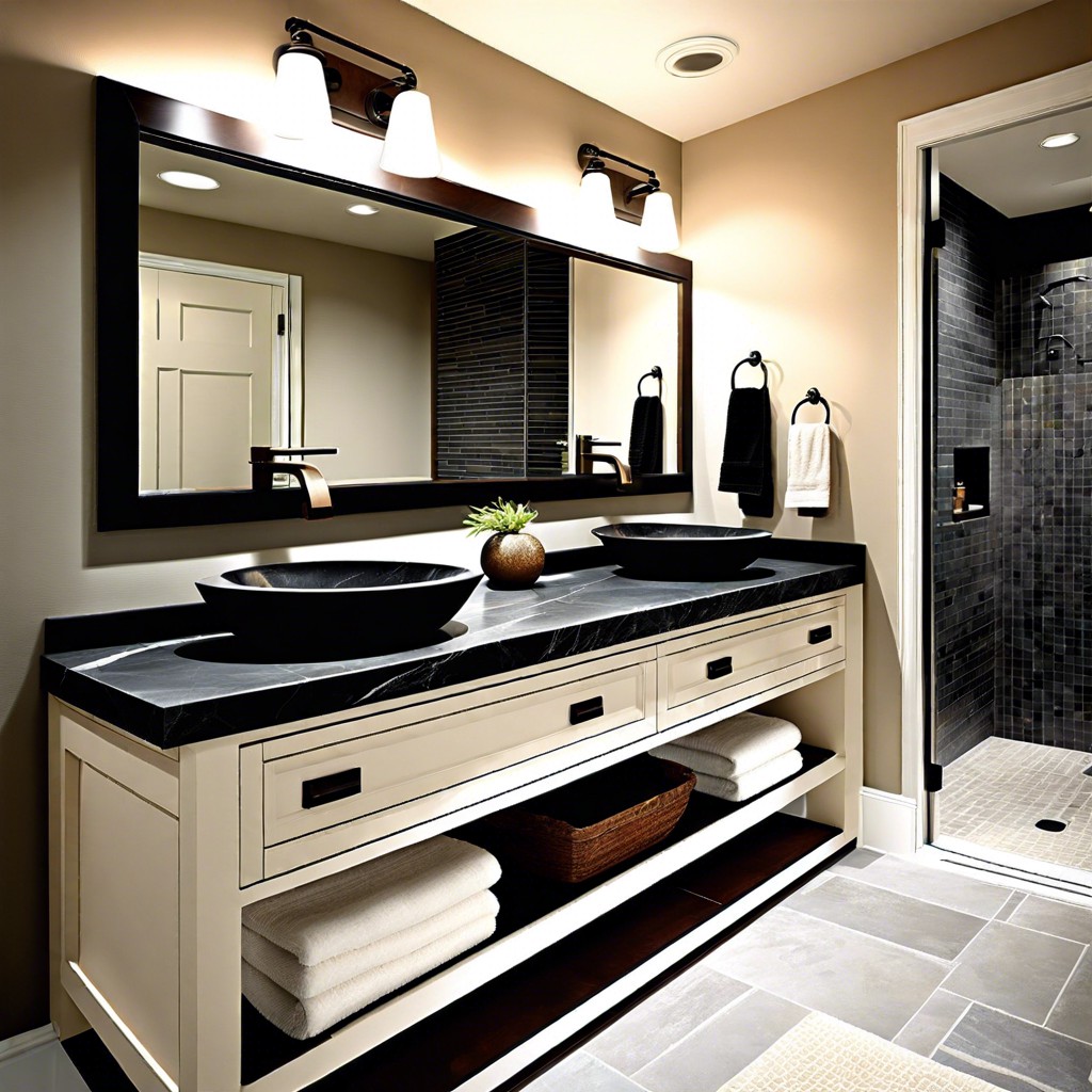 soapstone countertops with integrated sinks