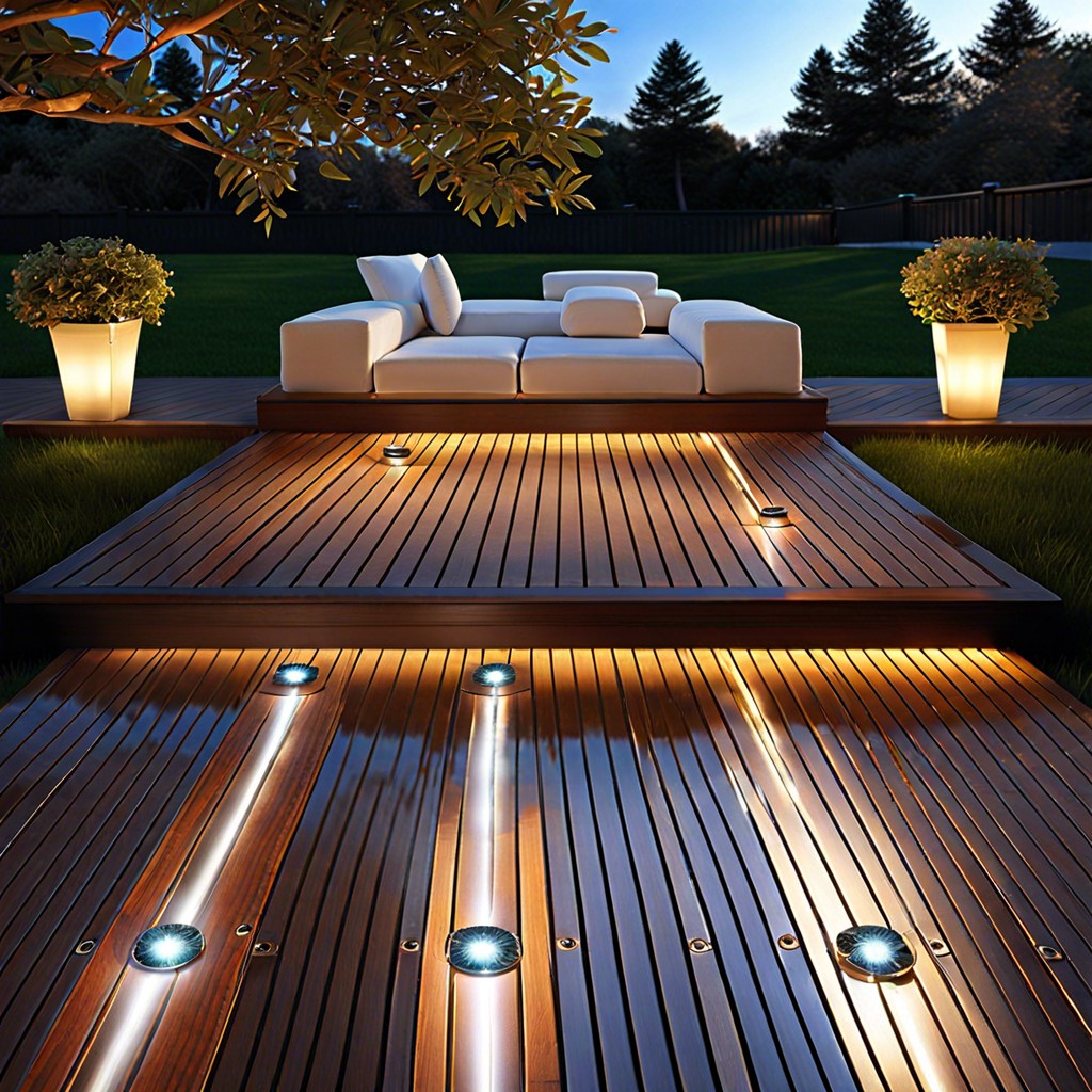 solar lighted tiles