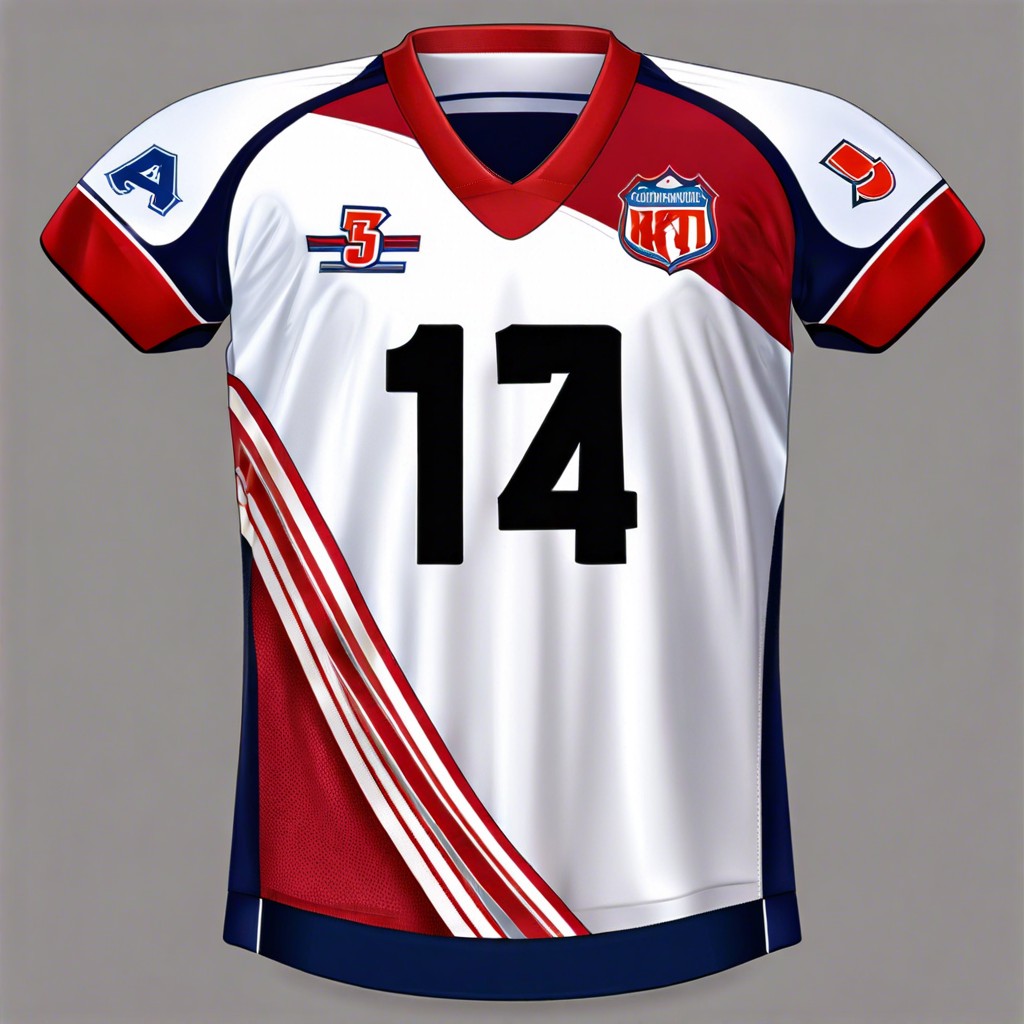 sports team logo and jersey number