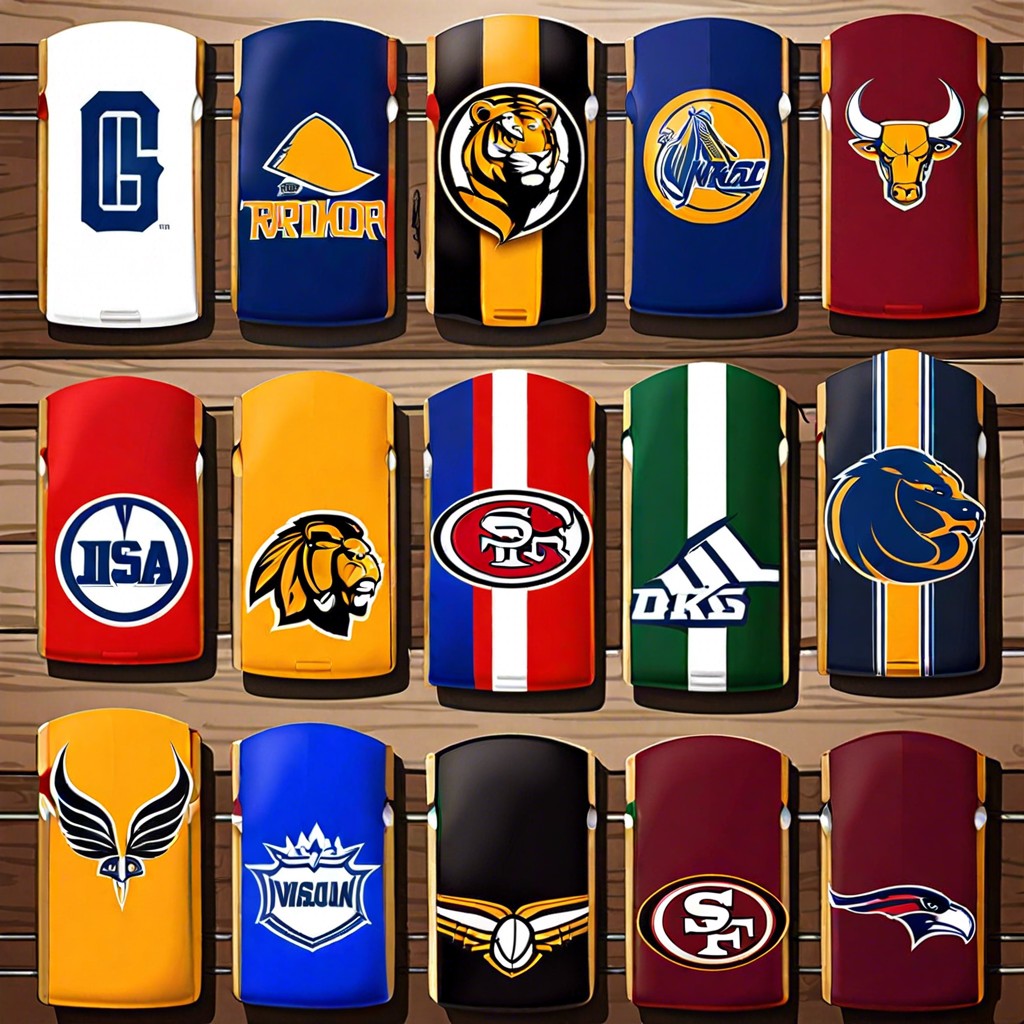 sports team logos and colors for fans