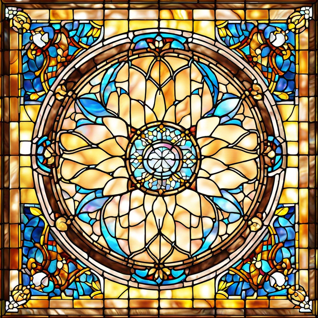 stained glass effect