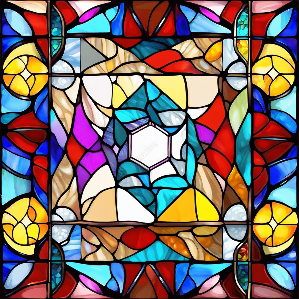 stained glass inspired art