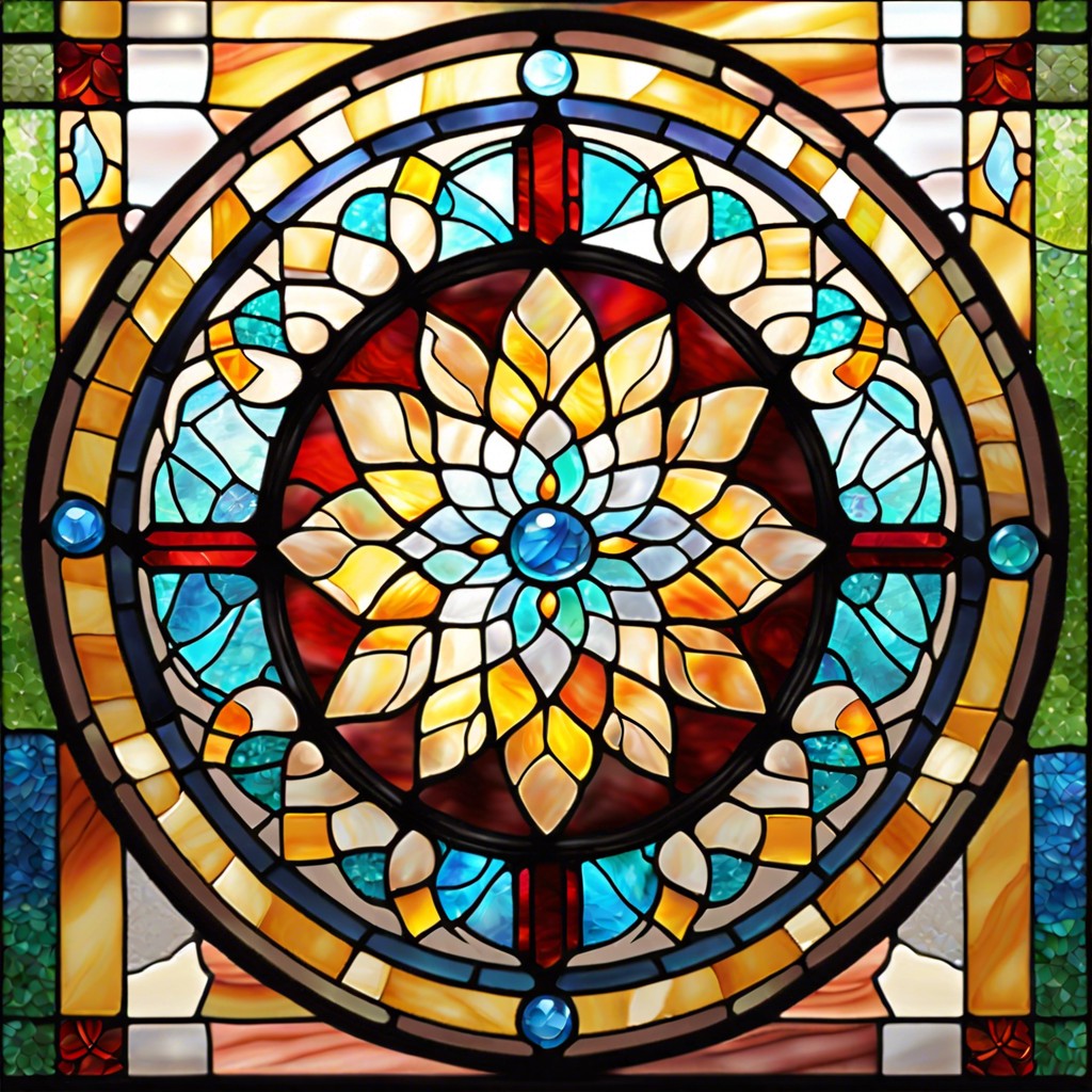 stained glass mosaic patterns