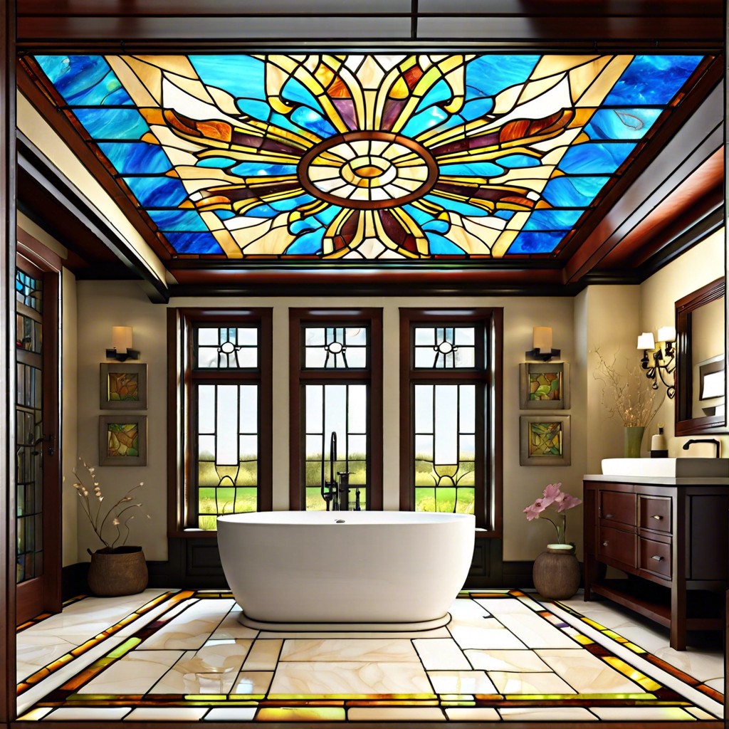 stained glass panels